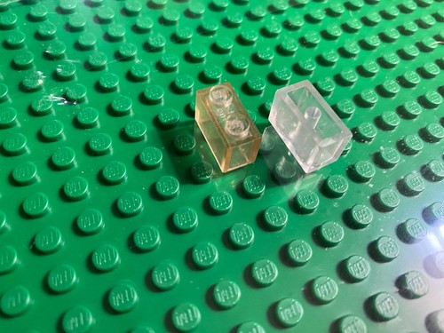 Lego 1x2 trasparente - lego, (3004)