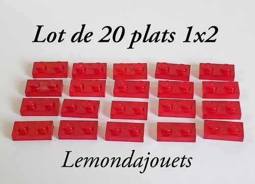 Lego 3023 lotto piatti - 20, 1x2