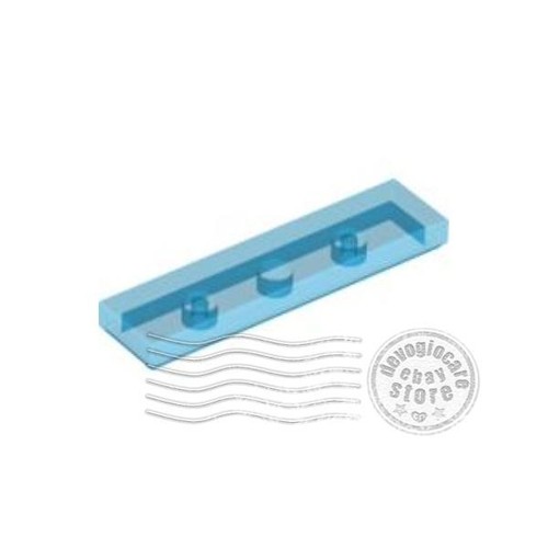 Lego 2431 piatto 1x4 - lego, blu