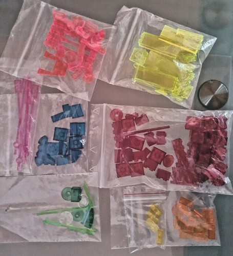Lego trasparenti fluo neon - trasparenti,,