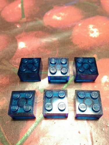 Lego bricks 2x2 - bricks, blu