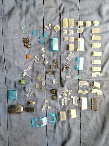 Lego mattoncini trasparenti - mattoncini,
