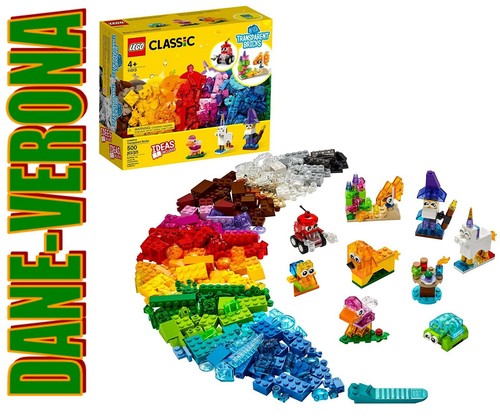 Lego mattoncini trasparenti - lego-mattoncini,